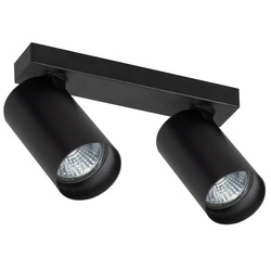 Lampa reflektor sufitowy ALFA ALASA CZARNY 2xGU10 20cm | 59035