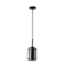 Lampa wisząca JONERA, 31-08428, czarny/dymiony, 1x40W E27