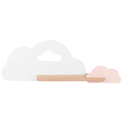 Kinkiet dziecięcy z półką CLOUD 21-76717 biało-różowy 5W LED barwa neutralna 4000K