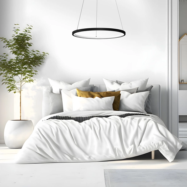 Lampa wisząca ROTONDA, czarna, 27W LED, barwa neutralna 4000K, ML7939