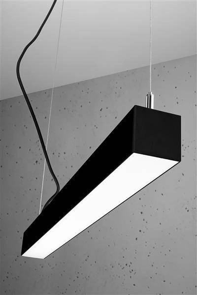 Lampa wisząca PINNE 1150 CZARNA, 3000K, 38W