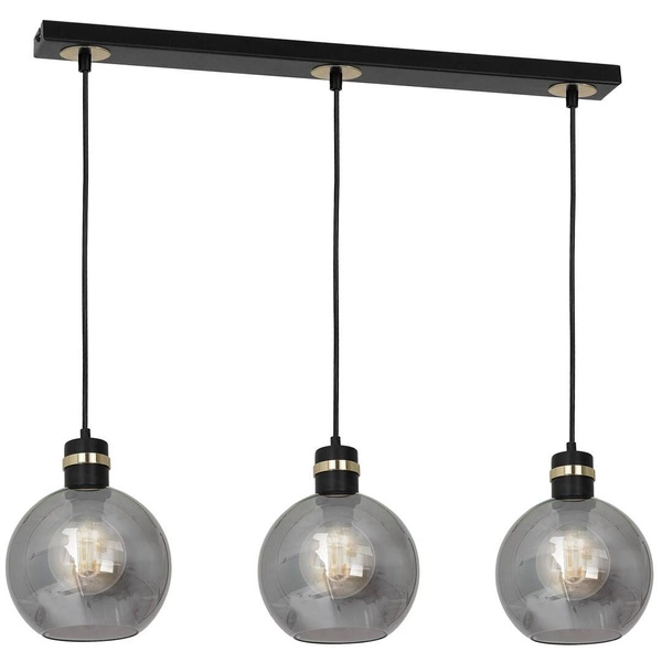 Lampa wisząca listwa OMEGA BLACK / GOLD MLP6531