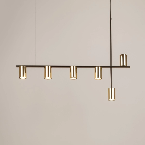 Lampa Sigma Vendo 6 czarny mosiądzowany 33696