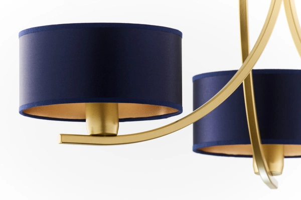 Klasyczny Żyrandol ARTHUR wys. 71cm 3xE27 15W IP20 | złoty połysk