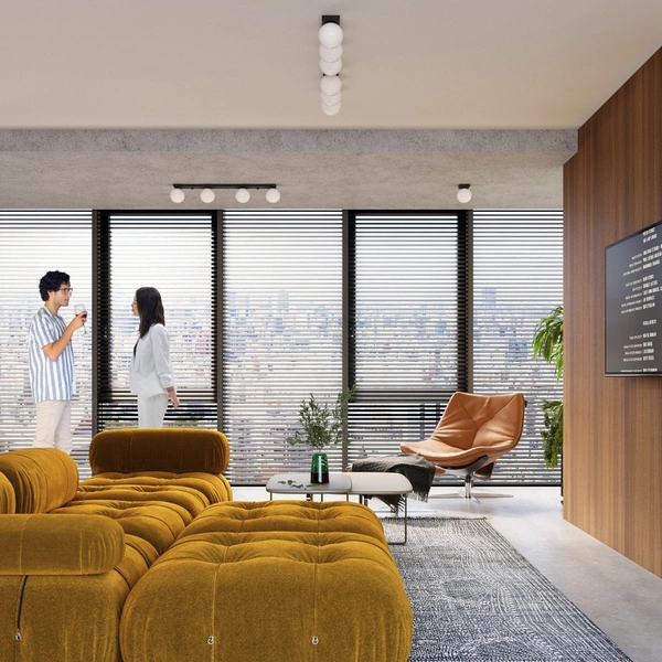 Plafon YOLI 3, czarny z białymi kloszami, 3x40W G9, SL.1153