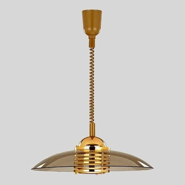 Nowoczesny lampa sufitowa ASTRA I miedź śr. 48cm