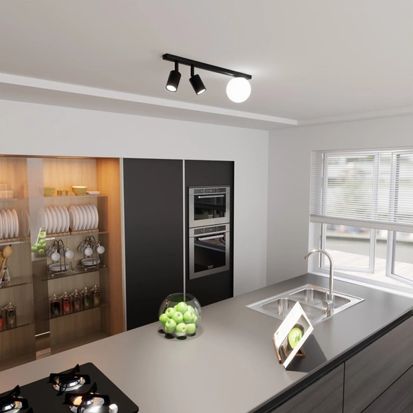 Lampa sufitowa Emibig BASTER 3 Czarny 1314/3