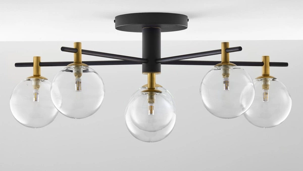 Nowoczesna Lampa sufitowa FIGARO wys. 34cm 6xG9 14W IP20 | Złoty