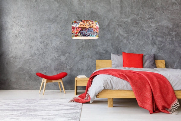 Lampa wisząca Graffiti Style, 1x60W E14