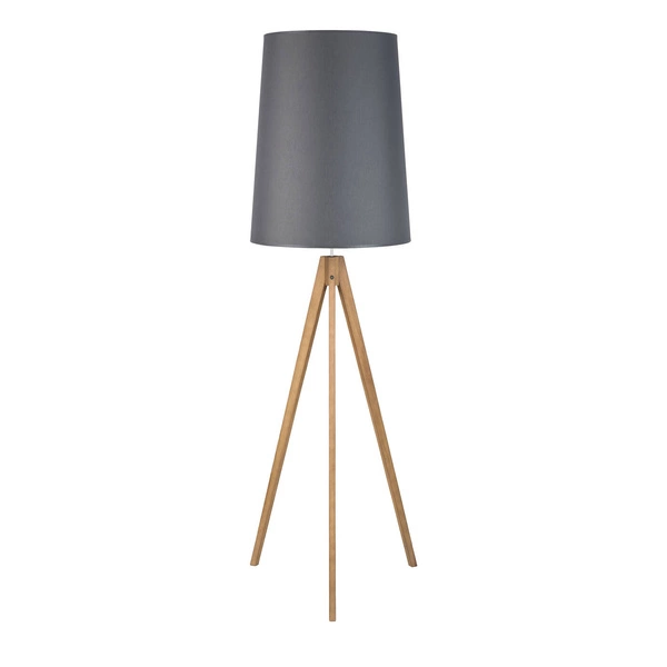 Lampa podłogowa WALZ 5046 w skandynawskim stylu grafitowa 5046