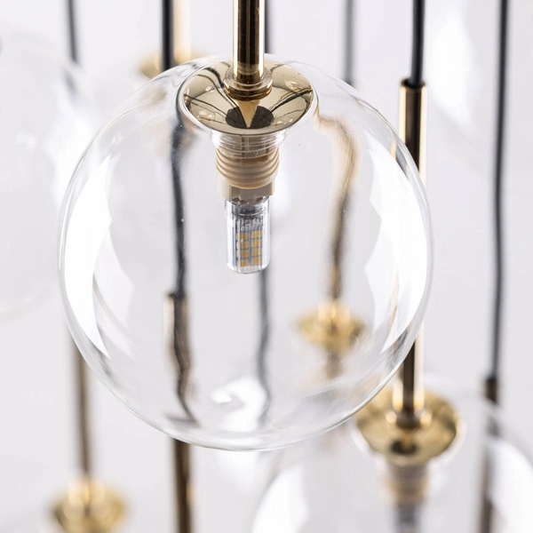 NILOS BLACK / GOLD LAMPA WISZACA 17 5945