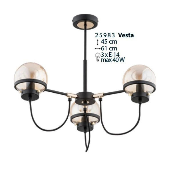 Lampa sufitowa VESTA III