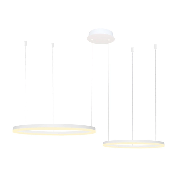 Azzardo HALO PENDANT 80+60 CCT BK + REMOTE CONTROL 4978