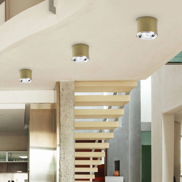 Lampa sufitowa spot MORIS 3349 złota 3349