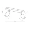 Lampa sufitowa TOP 4416 2xGU10 czarna 4416