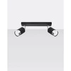 Lampa sufitowa (spot) NERO 2, SL.1065, czarny/chrom, 2x40W GU10