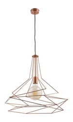 Nowoczesna Lampa wisząca ORO wys. 90cm 1xE27 15W IP20 | Miedziany