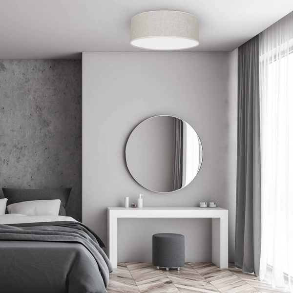 Lampa sufitowa LINO, MLP7499, 50 cm, biały/szary, 3x60W E27