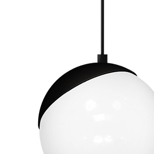 Lampa wisząca SFERA, MLP5739, czarny/biały, 1x40W E14