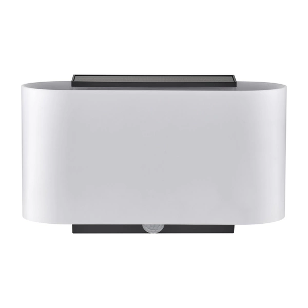 Kinkiet PIOLA Solar LED 3000K Biała ciepła Plastik | Biały