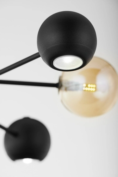 Nowoczesny Żyrandol MOKA wys. 47-69cm 3xG9 3xGU10
14W IP20 | Czarny