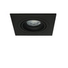 Oprawa wpuszczana oczko sufitowe CROSTI MODI SQ czarny szer. 9,3cm