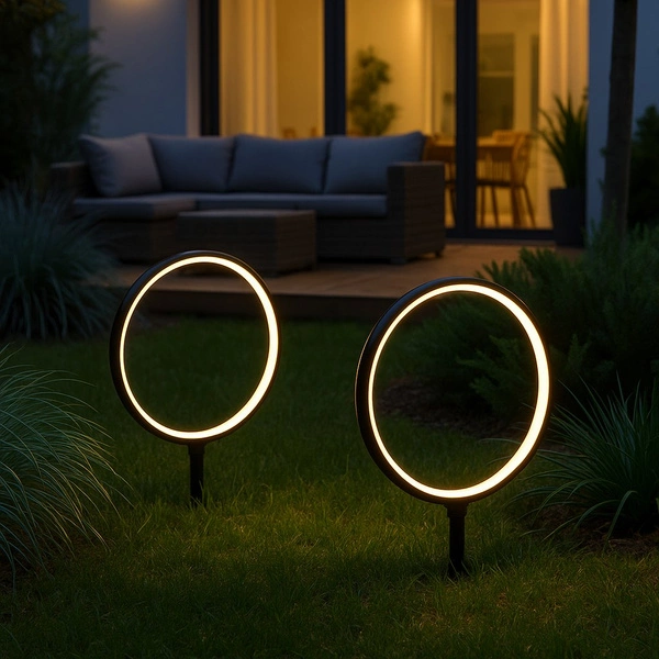 Lampa Solarna Rings 2x1,5W 2x25lm 3000K