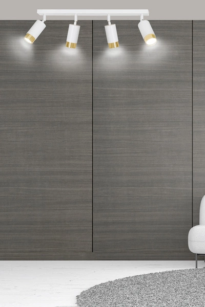 Lampa sufitowa Emibig HIRO 4 WH/GOLD 963/4