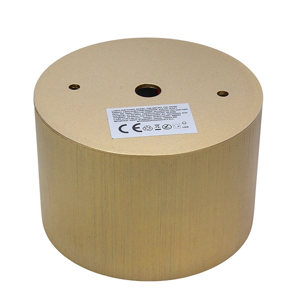 Oprawa Sufitowa LED PZE-MKL907 9W CCT 3000K-6000K Złota