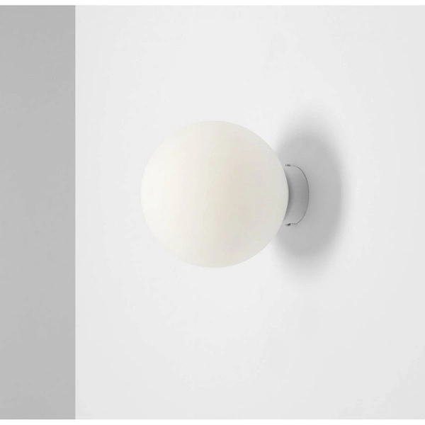 Aldex Kinkiet BALL 1076C_S, 14 cm, biały, 1x40W E14