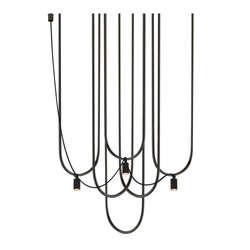 Lampa wisząca Udin 3 - Czarna 9786 Antigo