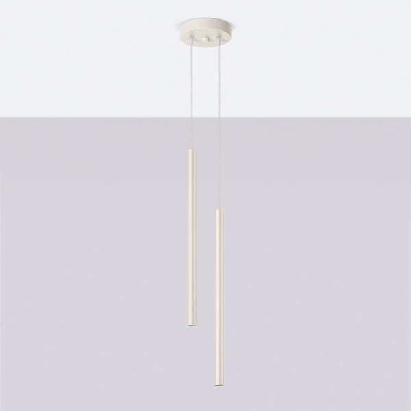 Lampa wisząca PASTELO 2 beżowa