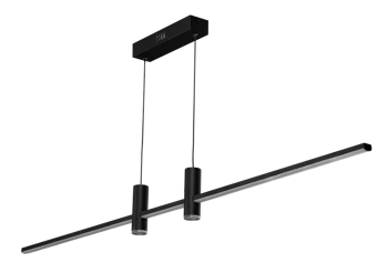 Azzardo GERARDO PENDANT CCT DIMM BK + REMOTE CONTROL 5447