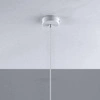 Lampa Wisząca DEMI Biała Stal, E27 60W, SL.0297