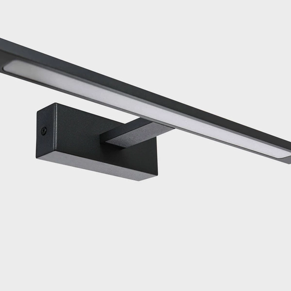 Czarny kinkiet nad lustro ISLA 41cm