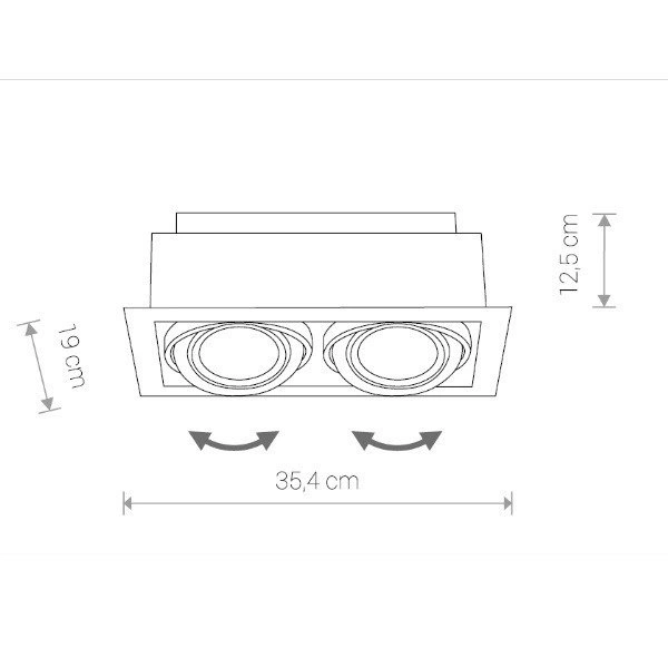 Lampa wpuszczana DOWNLIGHT ES111 BLACK 9570