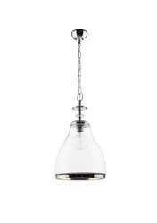 Nowoczesna Lampa wisząca ISLA wys. 80cm 1xE27 15W IP20 | Chrom