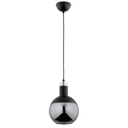 Lampa wisząca ALFA CELEST CZARNA 1xE27 20cm | 61241