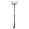 Lampa masztowa KULE CLASSIC OGMWN 2 300 latarnia 2-3metry IP43 | czarna