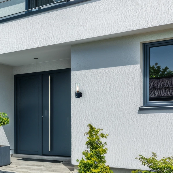 Kinkiet na elewację z czujnikiem ruchu Harlem 1xE27 IP44 PIR