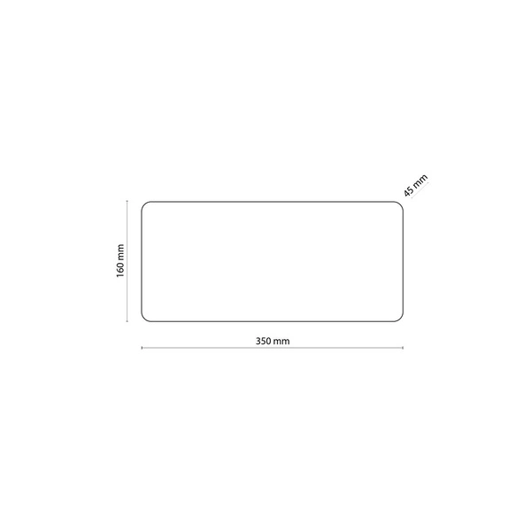 Lampa ścienna kinkiet TAVOLA wys. 35cm 2x G9 60W | brązowy 3272