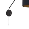 Lampa ścienna VIPER BLACK kinkiet 6513