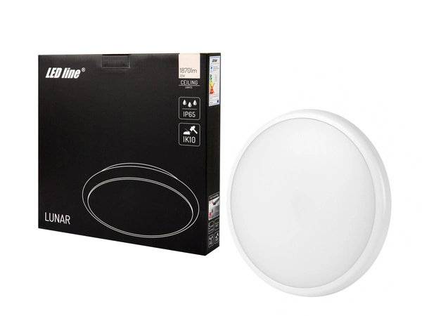 Plafon LED line LUNAR okrągły 22W 2200lm 4000K barwa neutralna IP65