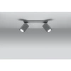 Designerska lampa sufitowa MERIDA 2 SL.0456 Szara 2xGU10