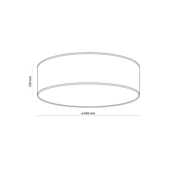 LIBERIA LAMPA SUFITOWA 4 PŁ 600 4729