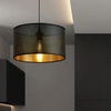 Lampa wisząca Emibig ASTON 1 Czarny/GOLD 1148/1