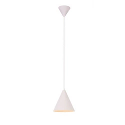 Lampa wisząca VOSS LEDEA, 50101178, biała, 1x40W E27