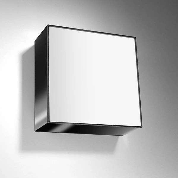 Plafon Sollux HORUS 25 PVC Stal Czarny 15W LED, SL.0142 szer 25cm