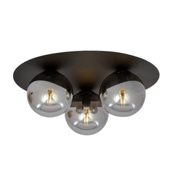 Lampa sufitowa Emibig SOLAR 3 Czarny/GRAFIT 1128/3