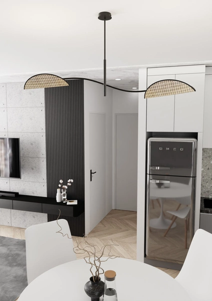 Lampa sufitowa Emibig LOTUS 2 BL NATURAL 1463/2